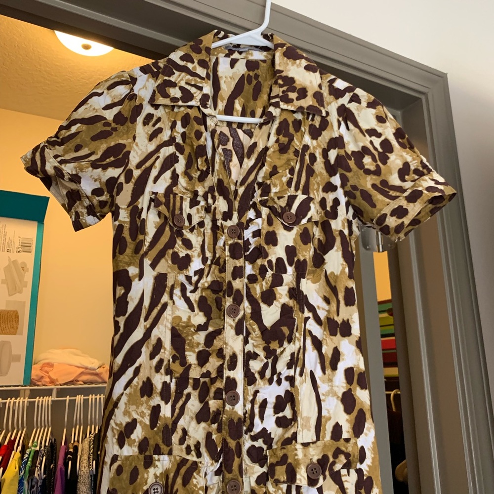 CHEETAH PRINT WORK DRESS!